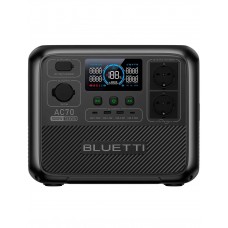 Зарядная станция Bluetti AC70, 1000 Вт, 768 Вт*ч (электростанция для дома, ИБП, UPS)
