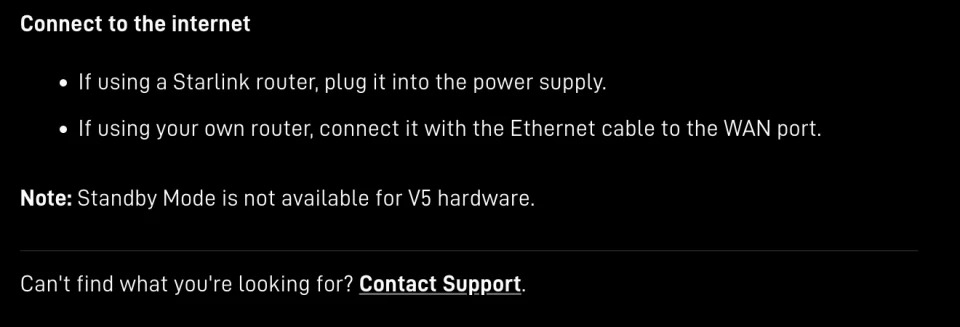 Starlink eV5